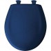 Bemis 200SLOWT 364 Round Closed Front Plastic Toilet Seat with Cover  Colonial Blue - B00G9AX6GA